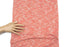 Heather Muted Coral Pink and Off White Open Weave Sweater Knit Fabric 1.5 yards OSK00397